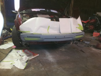 Primer onto bumper