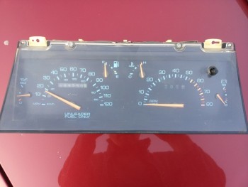 1990 GT analog cluster - do not know working condition, miles 189550