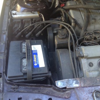 95Z Batt1a.jpg (144.43 KiB) Viewed 16254 times Interesting cylinder arrangement... That is the coil-pack that came with the car. Slight modifications made to the 3100 mounting bracket/plate. I like where these are placed now. And yes, that is also the Crapa battery that came with the car. :/