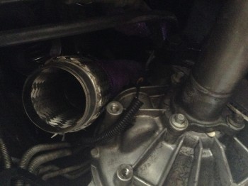 3.4 Downpipe Upshot1a.jpg (104.78 KiB) Viewed 8556 times I'll be pinning the VSS harness away from the DP using the bolt-hole there on the transaxle.