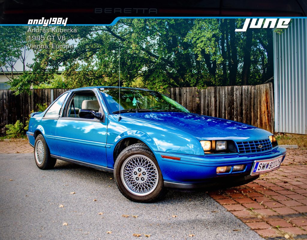 Calendar photo of Andras Kuberka's 1995 GT