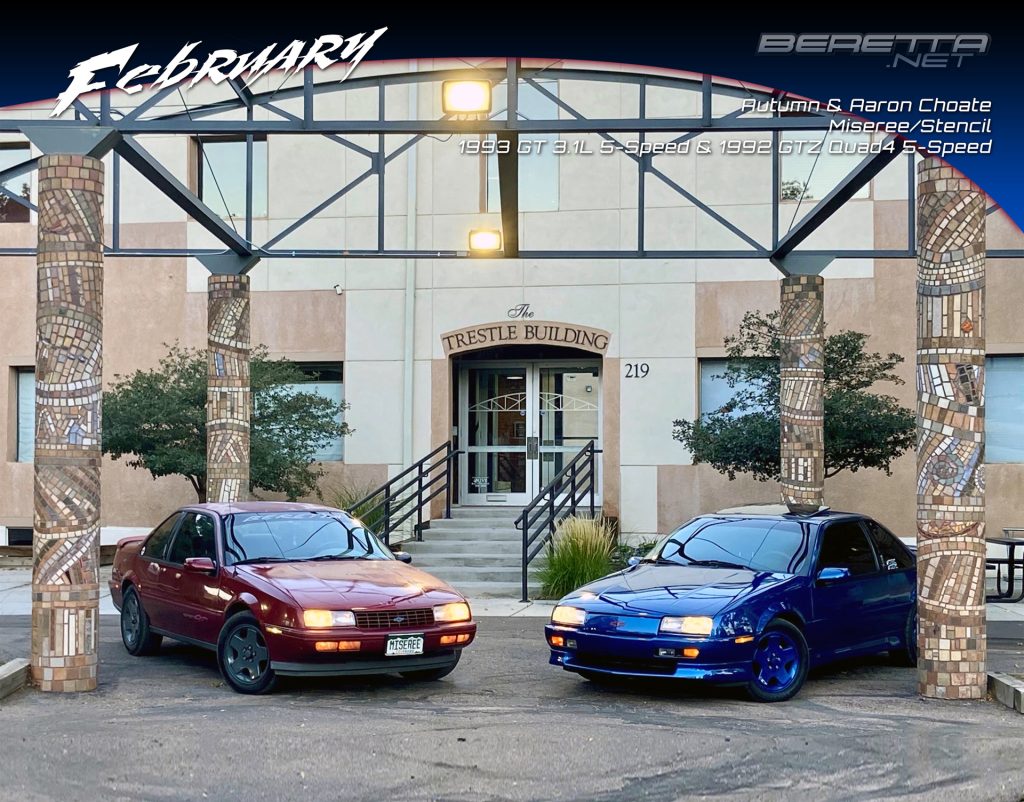 Autumn and Aaron Choate's 1993 Beretta GT and 1992 Beretta GTZ