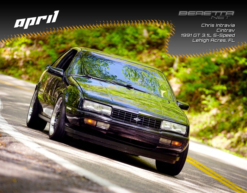 Aprigl 2024 Beretta.net Car of the Month - Chris Intravia's 1991 Black GT